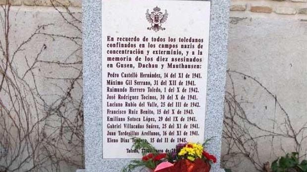 Monòlit en record als toledans morts en els camps de concentració nazis